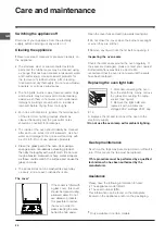 Предварительный просмотр 20 страницы Indesit K3G76/U Operating Instructions Manual