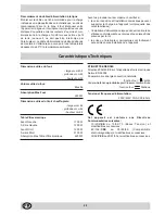 Предварительный просмотр 48 страницы Indesit K6 C51/R Instructions For Installation And Use Manual