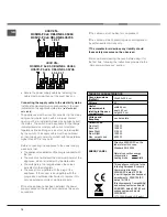 Предварительный просмотр 14 страницы Indesit K6C10/R Operating Instructions Manual