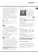 Предварительный просмотр 19 страницы Indesit K6C517/RU Operating Instructions Manual