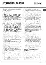 Предварительный просмотр 23 страницы Indesit K6C517/RU Operating Instructions Manual