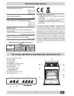 Preview for 5 page of Indesit K6E32/G Instructions For Installation And Use Manual