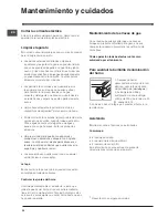 Предварительный просмотр 34 страницы Indesit K6G20S/I Operating Instructions Manual