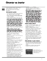 Preview for 11 page of Indesit K6G40S / T S Operating Instructions Manual