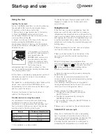 Предварительный просмотр 7 страницы Indesit K6G52.A/U Operating Instructions Manual