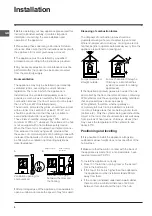 Preview for 2 page of Indesit K6G52.U Operating Instructions Manual