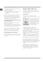 Preview for 4 page of Indesit K6G52.U Operating Instructions Manual