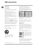 Предварительный просмотр 8 страницы Indesit K6T21/AUS Operating Instructions Manual