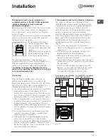 Предварительный просмотр 4 страницы Indesit KD3G2/G Operating Instructions Manual