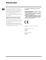 Preview for 2 page of Indesit KD6C35 Operating Instructions Manual