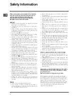 Preview for 4 page of Indesit KD6C35 Operating Instructions Manual