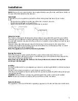 Preview for 5 page of Indesit KD6E35 Instructions For Installation And Use Manual