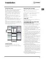 Preview for 17 page of Indesit KD6G25SAIR Operating Instructions Manual