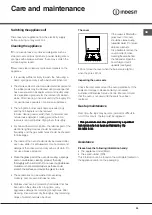 Preview for 25 page of Indesit KN1G20S Operating Instructions Manual