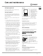 Предварительный просмотр 11 страницы Indesit KN1G21/UA Operating Instructions Manual