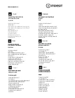 Preview for 1 page of Indesit KN3C62A Operating Instructions Manual