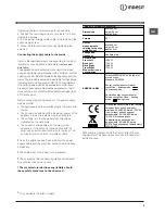 Preview for 9 page of Indesit KN3C62A Operating Instructions Manual