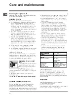 Preview for 16 page of Indesit KN3C62A Operating Instructions Manual