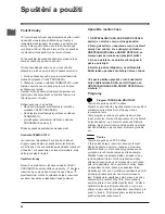 Preview for 54 page of Indesit KN3C62A Operating Instructions Manual