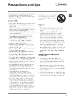 Предварительный просмотр 13 страницы Indesit KN3G61SA/CZ Operating Instructions Manual