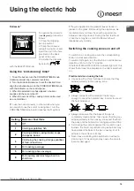 Preview for 15 page of Indesit KN6E61A/FR Operating Instructions Manual