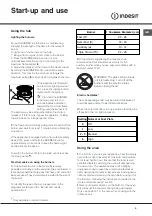 Preview for 9 page of Indesit KN6G21/EX Operating Instructions Manual