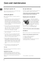 Preview for 26 page of Indesit KN6G210S/I Operating Instructions Manual