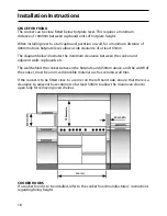 Предварительный просмотр 18 страницы Indesit KP100IX Instructions For Installation And Use Manual