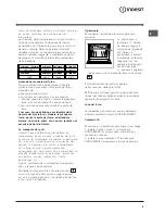 Предварительный просмотр 9 страницы Indesit KP6T21S/I Operating Instructions Manual