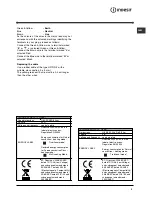 Preview for 3 page of Indesit KP900CX Operating Instructions Manual