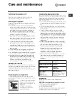 Preview for 9 page of Indesit KP9508CXG Operating Instructions Manual