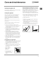 Предварительный просмотр 11 страницы Indesit KP9F11G Operating Instructions Manual