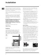 Предварительный просмотр 2 страницы Indesit KP9F96S/AUS Operating Instructions Manual