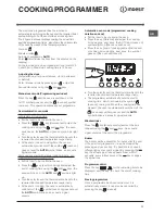 Предварительный просмотр 11 страницы Indesit KP9F96S/AUS Operating Instructions Manual