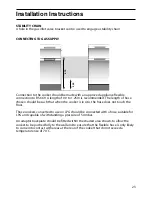 Preview for 23 page of Indesit KT6G2M Instructions For Installation And Use Manual