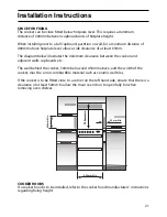 Предварительный просмотр 21 страницы Indesit KT6G2MIR Instructions For Installation And Use Manual