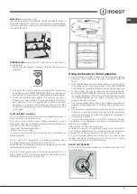 Preview for 5 page of Indesit LI7 series Operating Instructions Manual