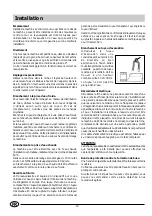 Предварительный просмотр 11 страницы Indesit LVTI 12-55 Instructions For Installation And Use Manual