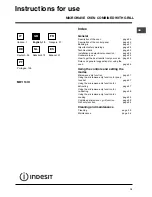 Indesit MWI 14IX Instructions For Use Manual preview