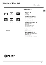 Preview for 27 page of Indesit MWI12IX Instructions For Use Manual