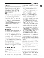 Preview for 29 page of Indesit NUIAA 12x Operating Instructions Manual