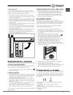 Preview for 33 page of Indesit NUIAA 12x Operating Instructions Manual