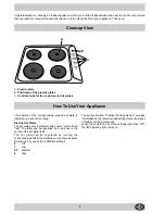 Preview for 3 page of Indesit P 604 GB Instructions For Installation And Use Manual