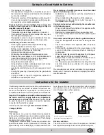 Preview for 5 page of Indesit P 640 TC (IX) GB Instructions For Use And Installation