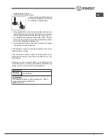 Preview for 17 page of Indesit PAA 642 IX/I WE Operating Instructions Manual