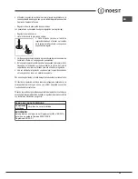 Preview for 29 page of Indesit PAA 642 IX/I WE Operating Instructions Manual