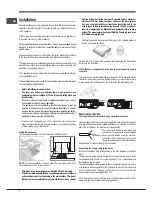 Предварительный просмотр 6 страницы Indesit PAAI 642 IX/I WE Operating Instructions Manual