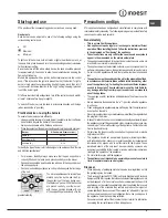 Предварительный просмотр 9 страницы Indesit PAAI 642 IX/I WE Operating Instructions Manual