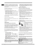 Предварительный просмотр 12 страницы Indesit PAAI 642 IX/I WE Operating Instructions Manual