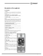 Preview for 3 page of Indesit PBA Series Operating Instructions Manual